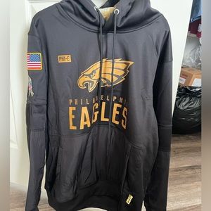 Philadelphia Eagles 2020 Salute to Service Hooded Sweatshirt